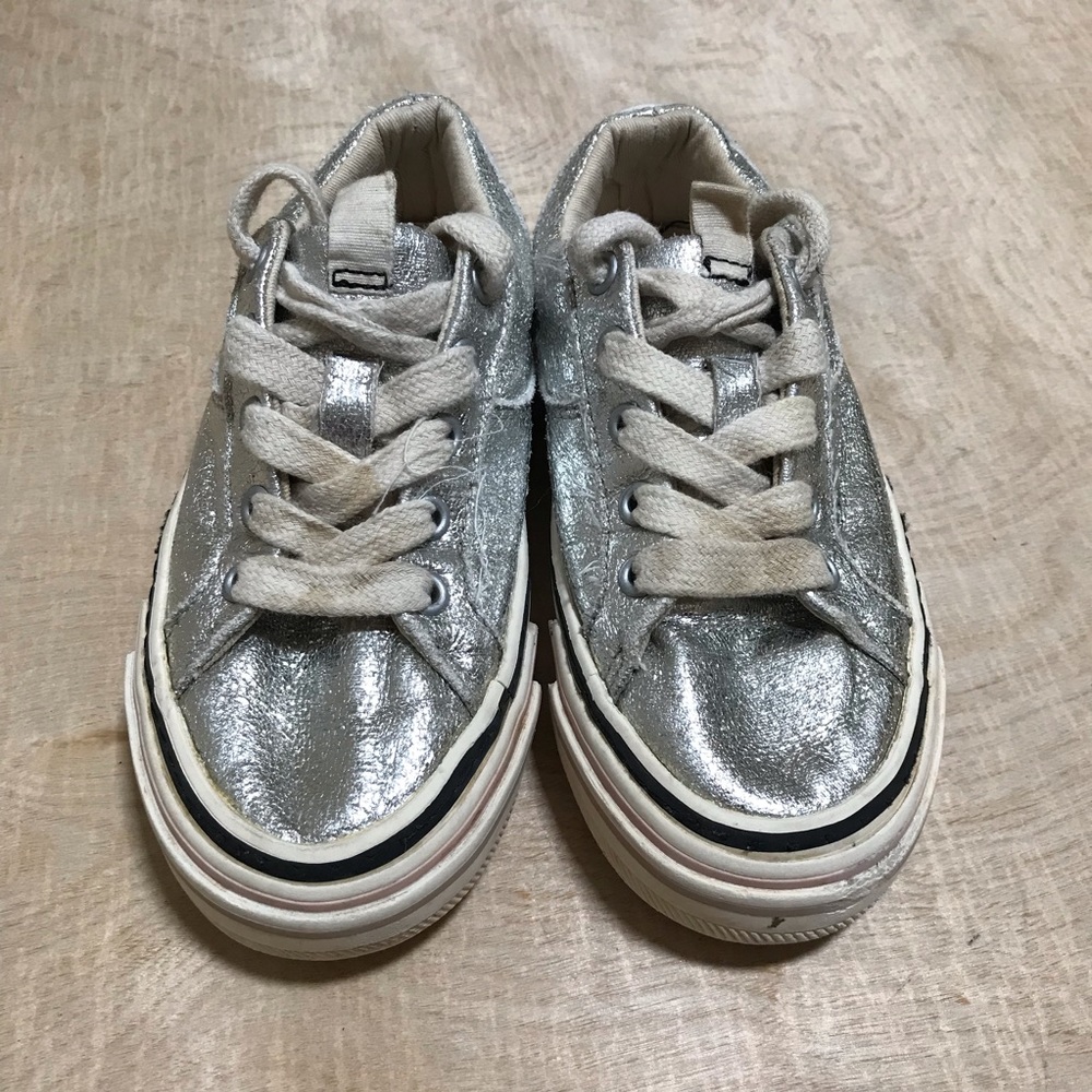 Zara Kids Sneakers Silver Size 27